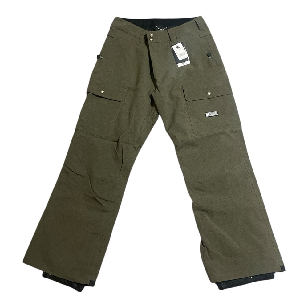 DC Men's Dark‎ Green Cargo Snow Code Pants Sz XL